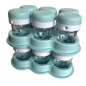 Nutribullet Baby Food Storage 12 Cups w Base Lot Replacement Containers 3 Oz